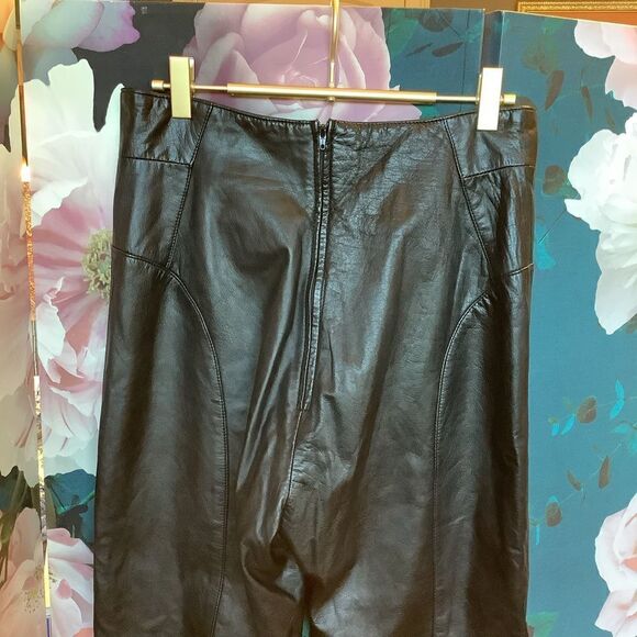 Verducci Vintage Black Leather Pants 👖‎ - Picture 5 of 7